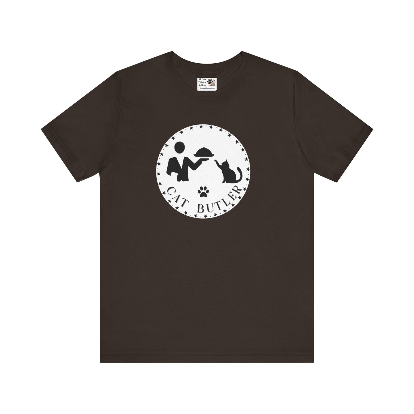 "Cat Butler" T-Shirt - (Unisex Jersey Short Sleeve Tee - Perfect Gift for Cat Lovers!)