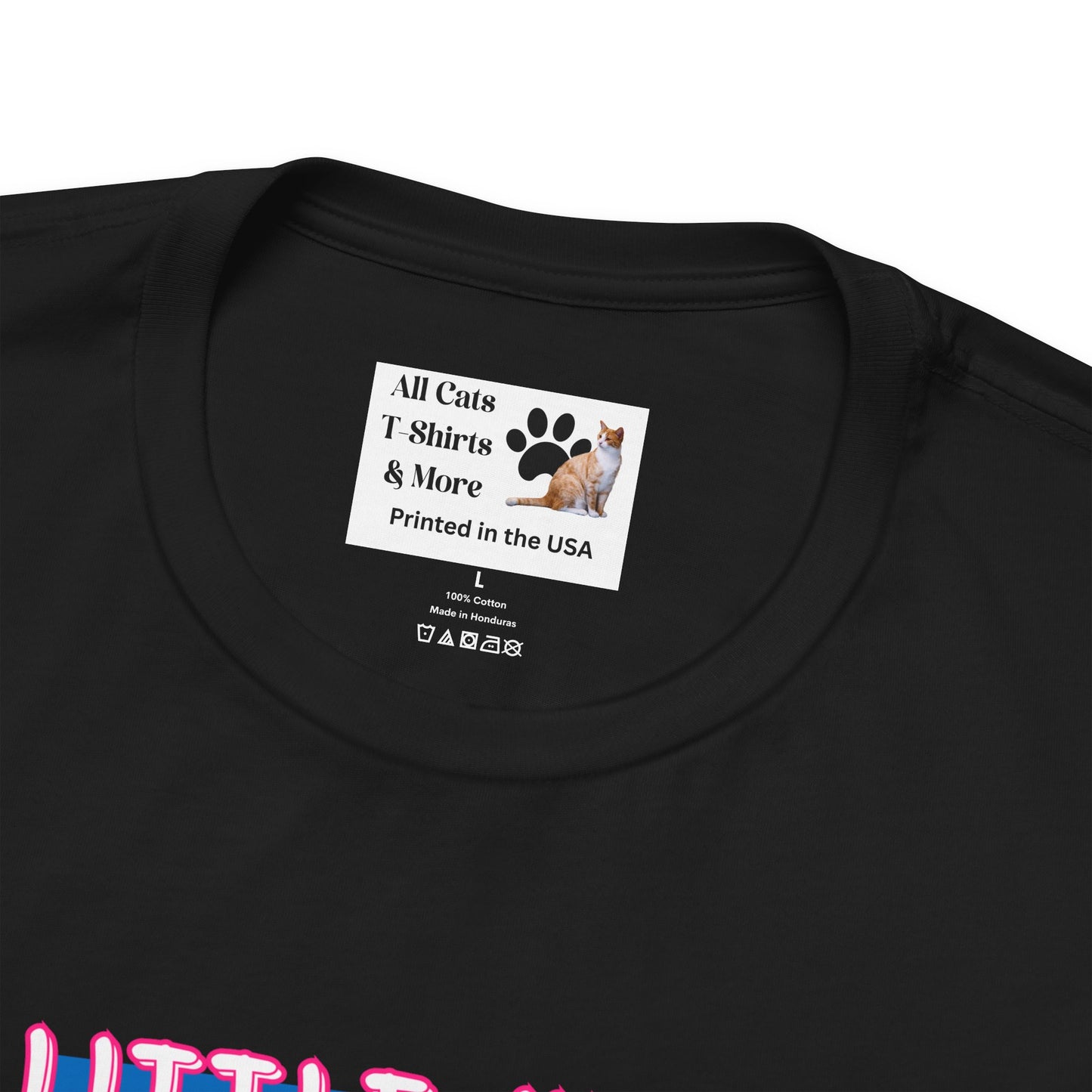 "Little White Cat" - Anime Style Design for Cat Lovers - (Unisex Jersey Short Sleeve Tee - Cute Cat Graphic Tee)