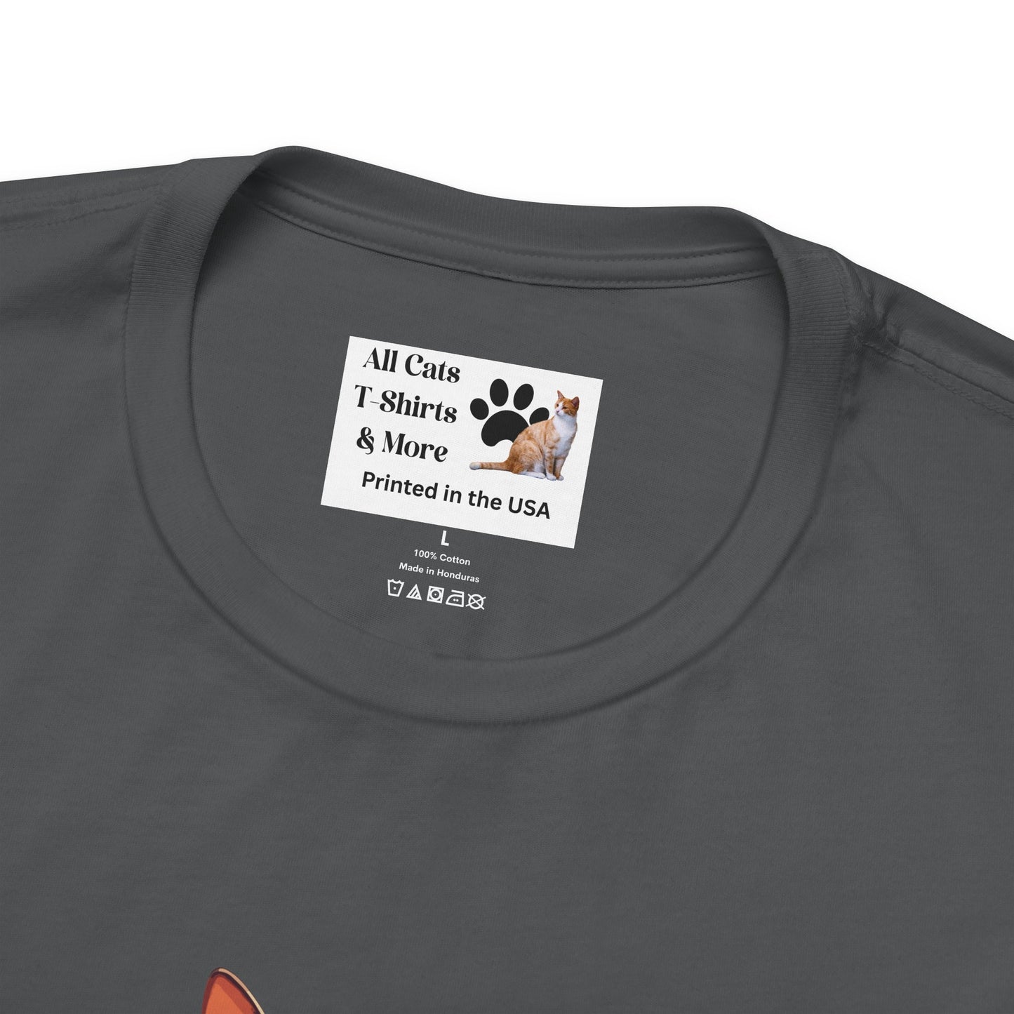 Relax Like a Cat Graphic T-Shirt (#2) - Cat Fan Shirt, Gift for Cat Owners, Tropical Style Summer Tee