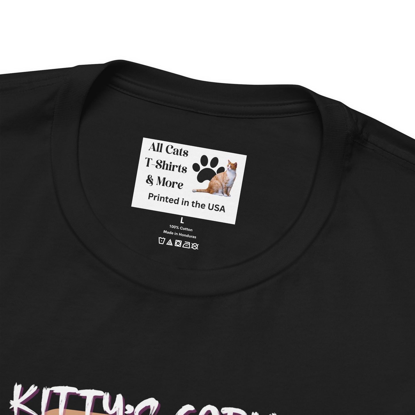 "Kitty's Corner" Japanese Anime Style Graphic T-Shirt - (Unisex Jersey Short Sleeve Tee for Cat Lovers)