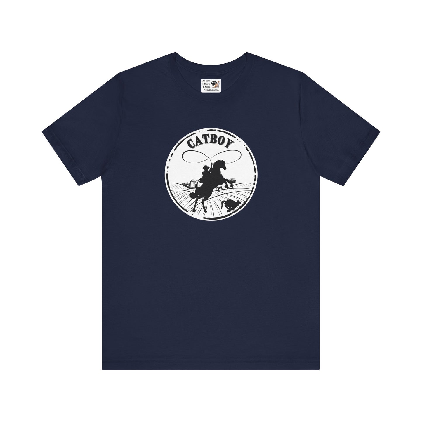 Catboy T-Shirt - (Fun Graphic Unisex Tee - Fun and Quirky Style for Cat Lovers)