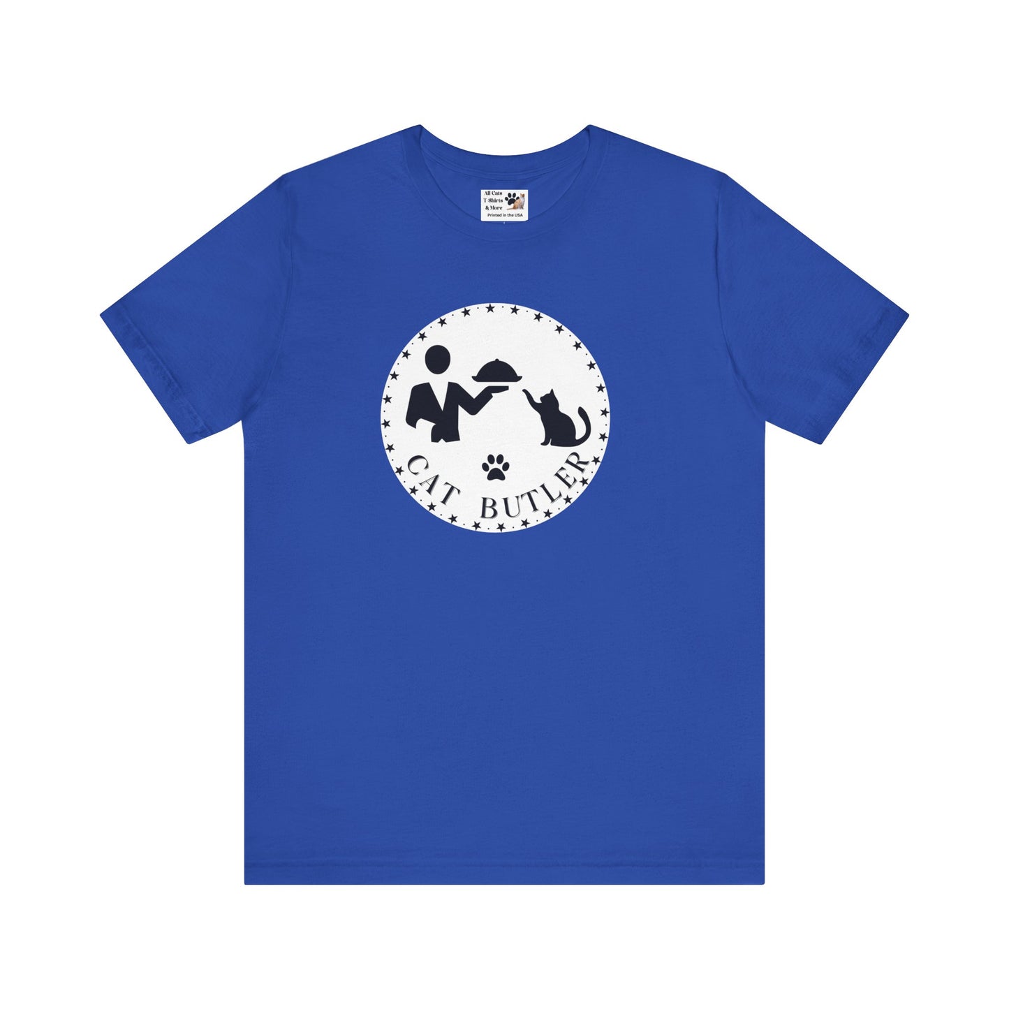 "Cat Butler" T-Shirt - (Unisex Jersey Short Sleeve Tee - Perfect Gift for Cat Lovers!)