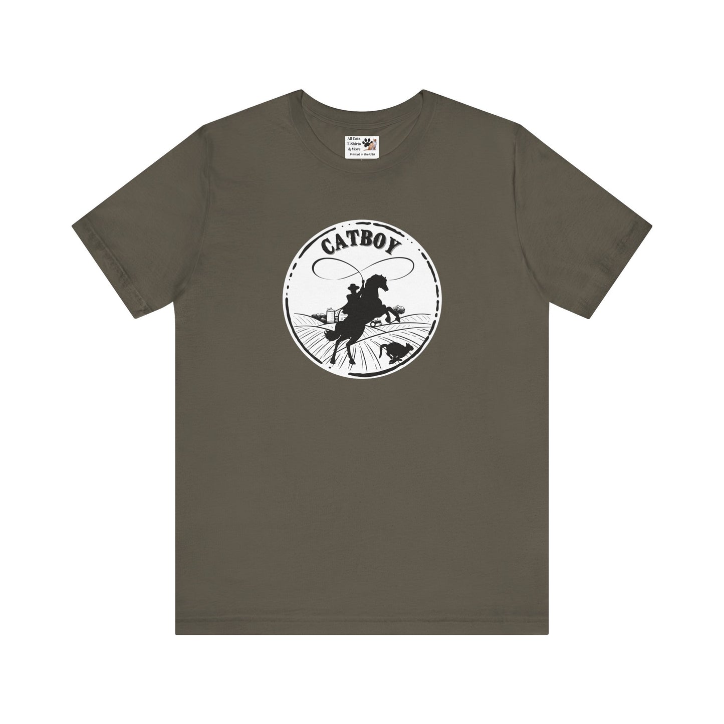 Catboy T-Shirt - (Fun Graphic Unisex Tee - Fun and Quirky Style for Cat Lovers)