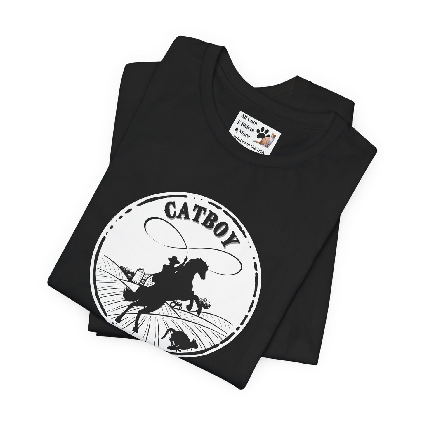 Catboy T-Shirt - (Fun Graphic Unisex Tee - Fun and Quirky Style for Cat Lovers)