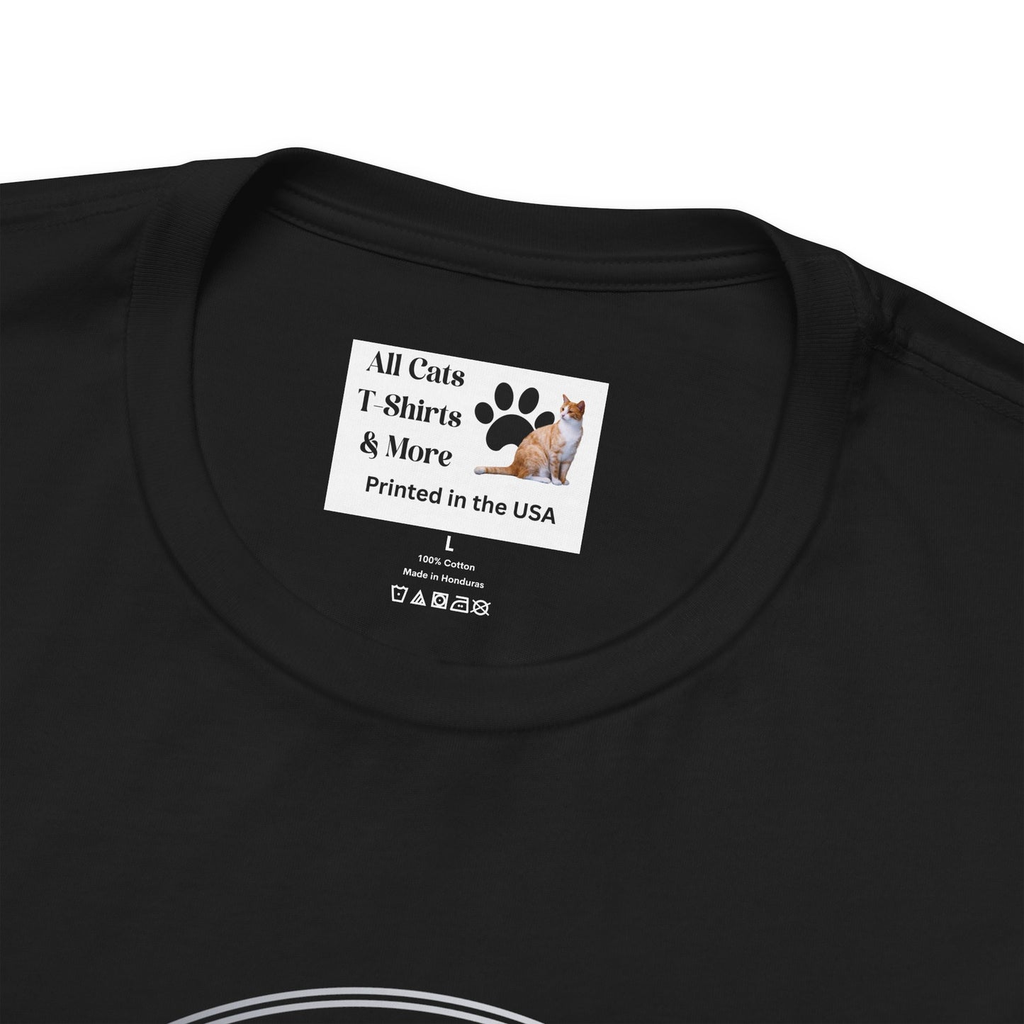 "Cat Butler" T-Shirt - With Black & White Graphic - (Unisex Jersey Short Sleeve Tee - Perfect Gift for Cat Lovers!)