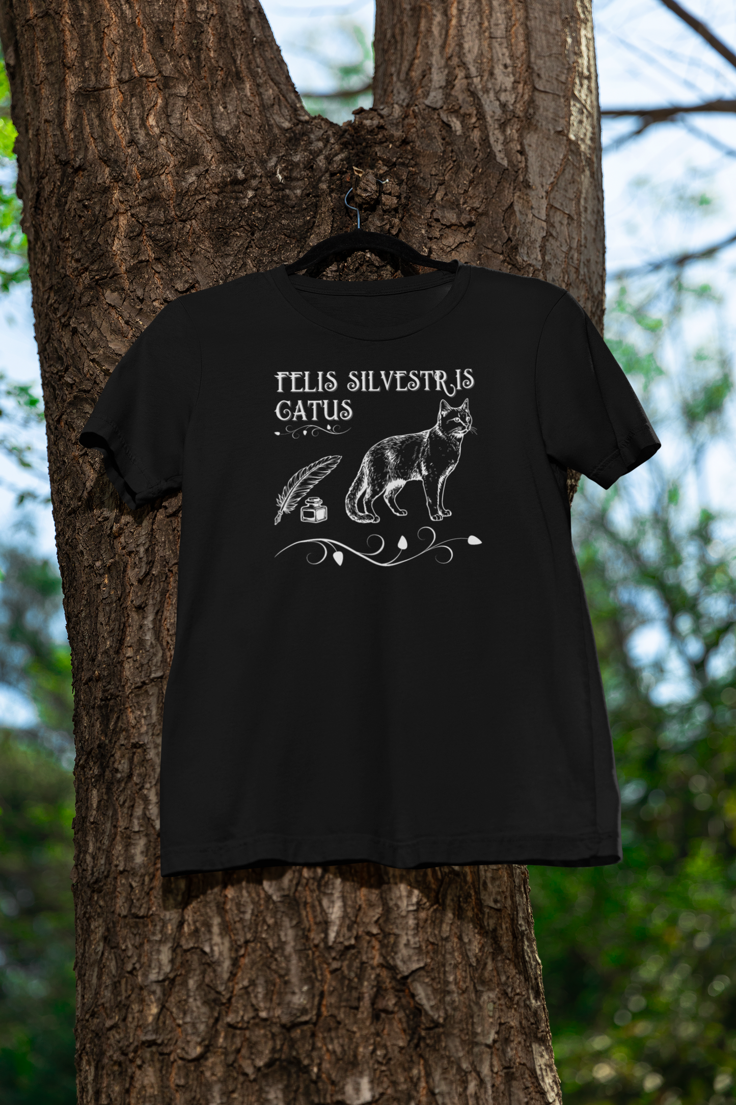 Felis Silvestris Catus T-Shirt - ("Domestic Cat" - Unisex Jersey Short Sleeve Tee - Perfect for Cat Lovers!)