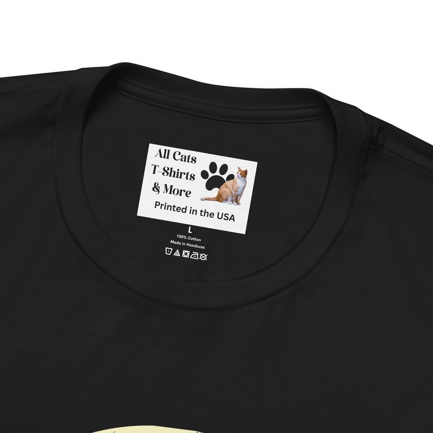 Cute Cat Lady T-Shirt - (Distressed Style - Unisex Jersey Tee - Perfect Gift for Cat Moms!)