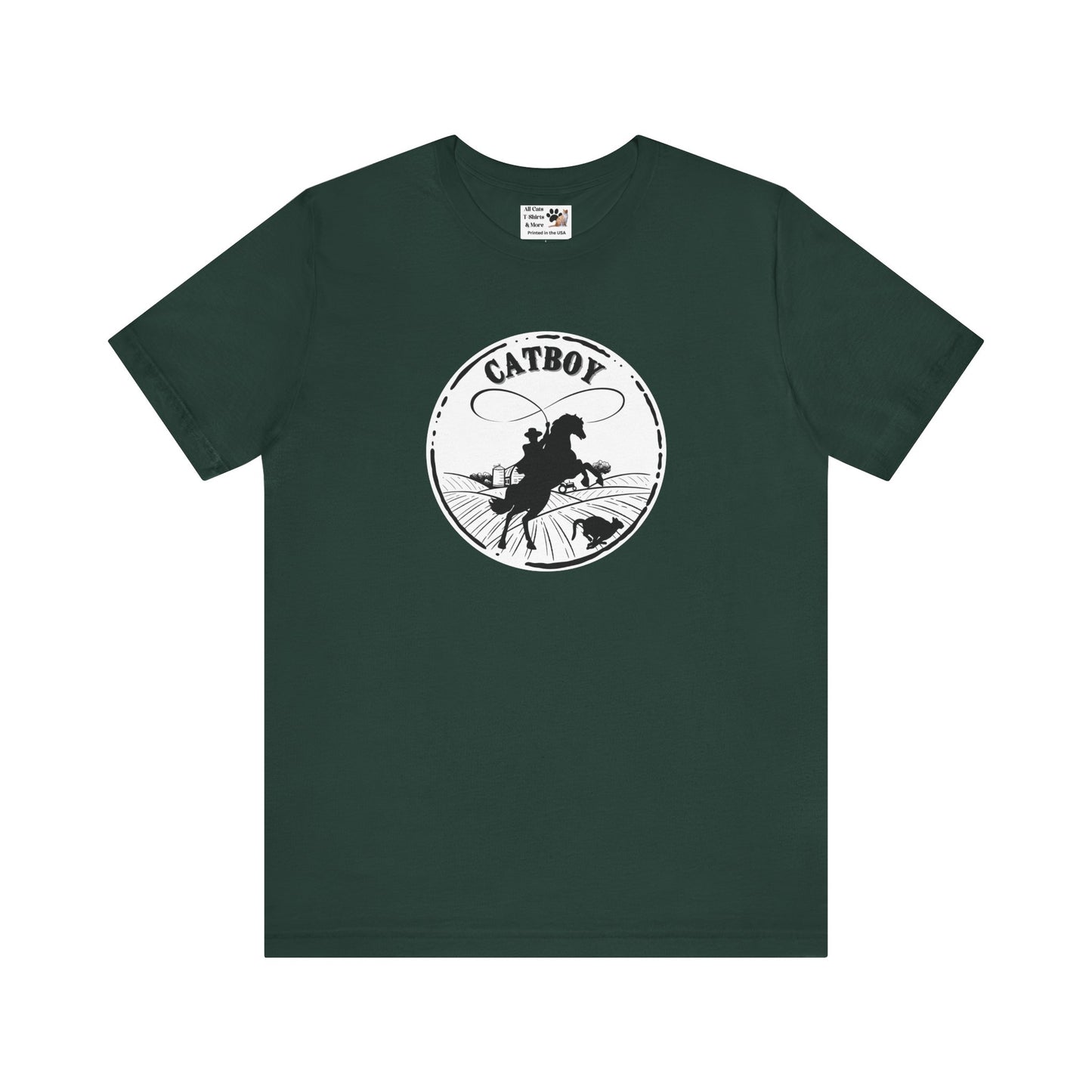 Catboy T-Shirt - (Fun Graphic Unisex Tee - Fun and Quirky Style for Cat Lovers)