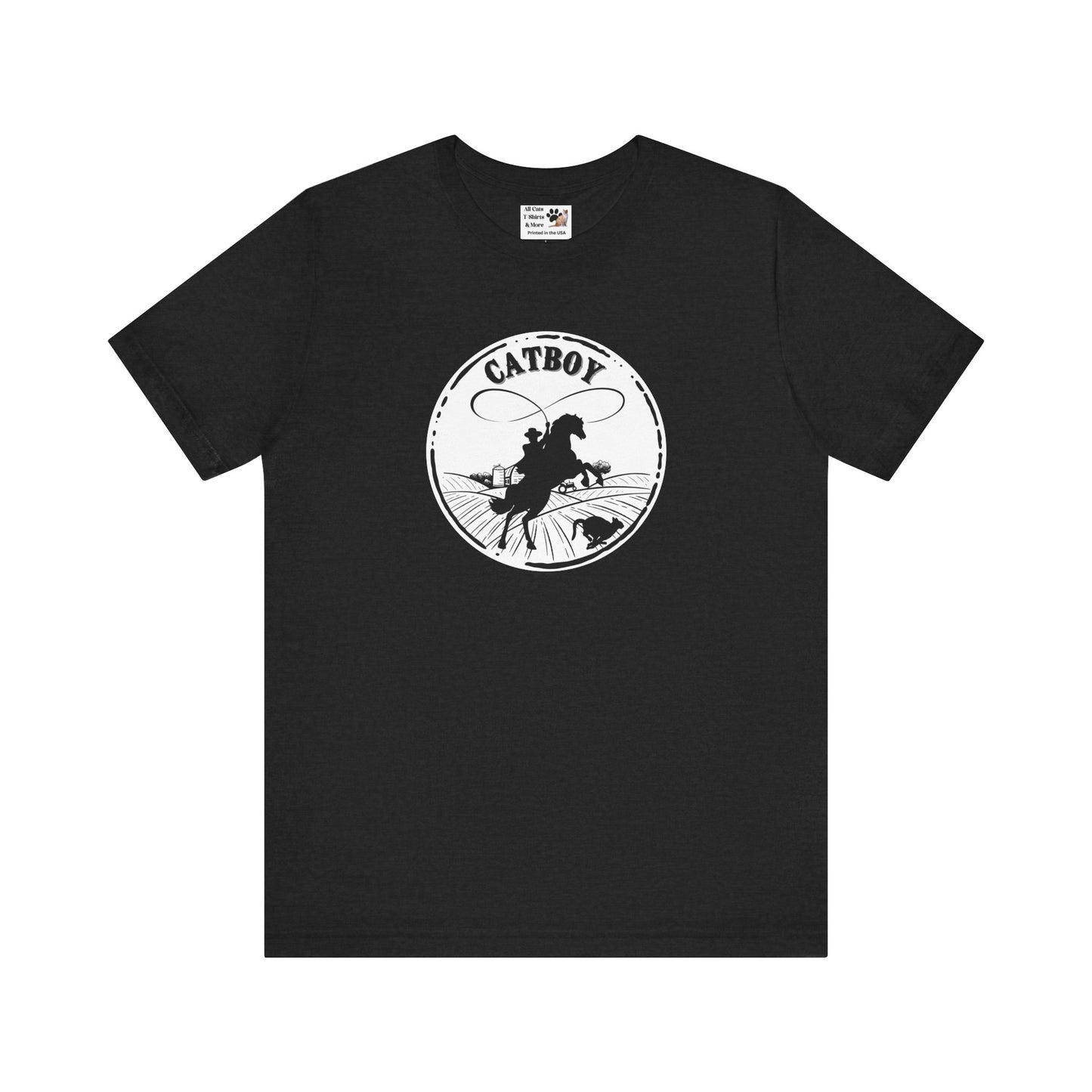 Catboy T-Shirt - (Fun Graphic Unisex Tee - Fun and Quirky Style for Cat Lovers)