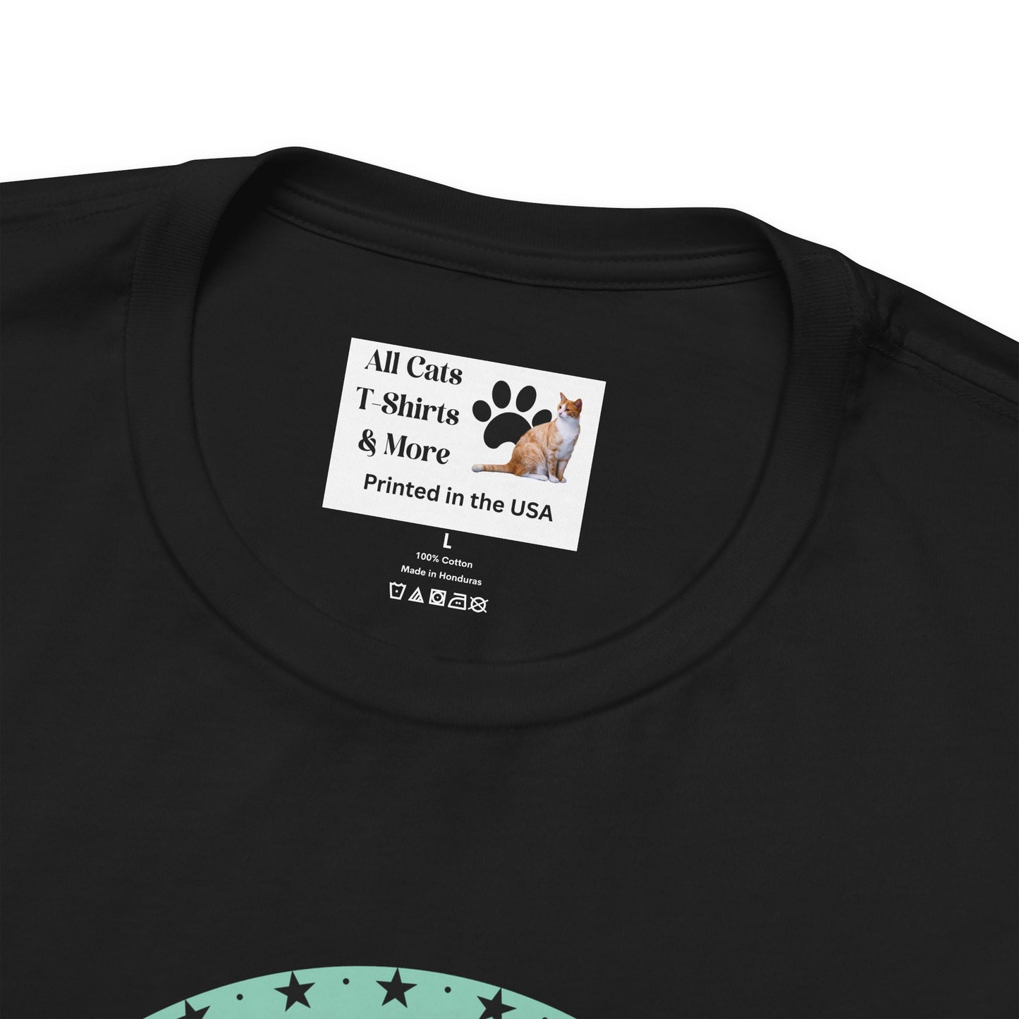 "Cat Butler" T-Shirt - Blue Vintage Sunset Style Graphic - (Unisex Jersey Short Sleeve Tee - Perfect Gift for Cat Lovers!)