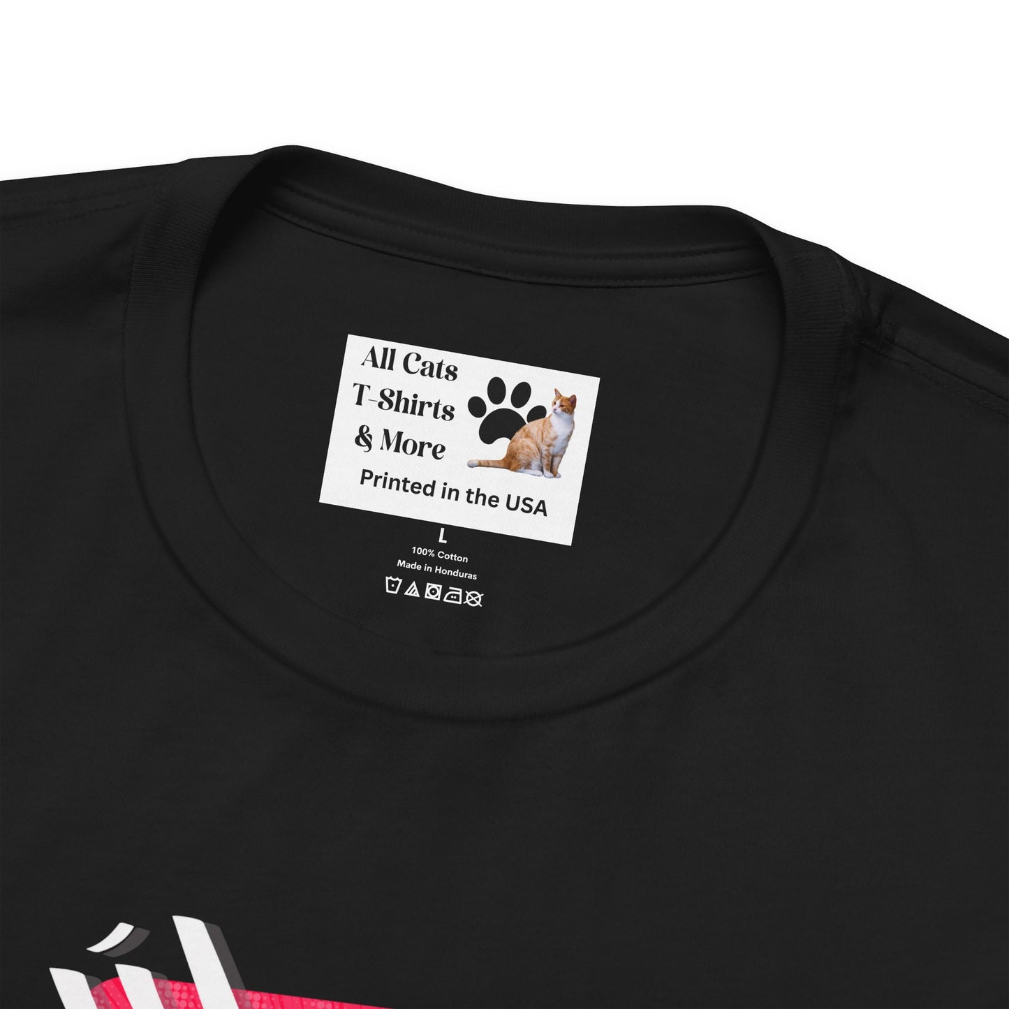 "Hi" Cat - An Anime Style Graphic Tee - (Unisex Jersey Short Sleeve Tee for Cat Lovers)