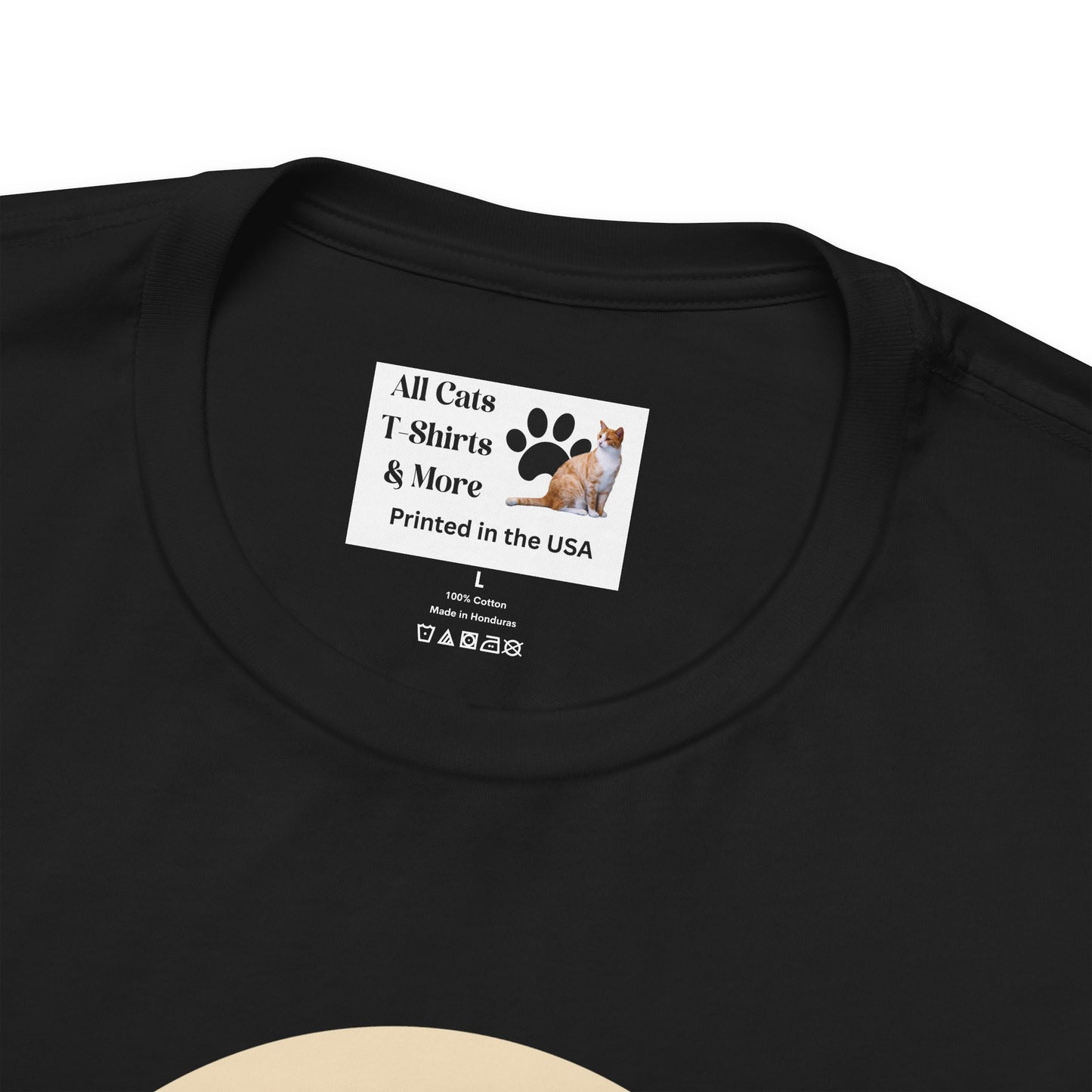 Cat Staff T-Shirt - ("Victorian Era Style" - Unisex Jersey Tee - Perfect for Cat Lovers)