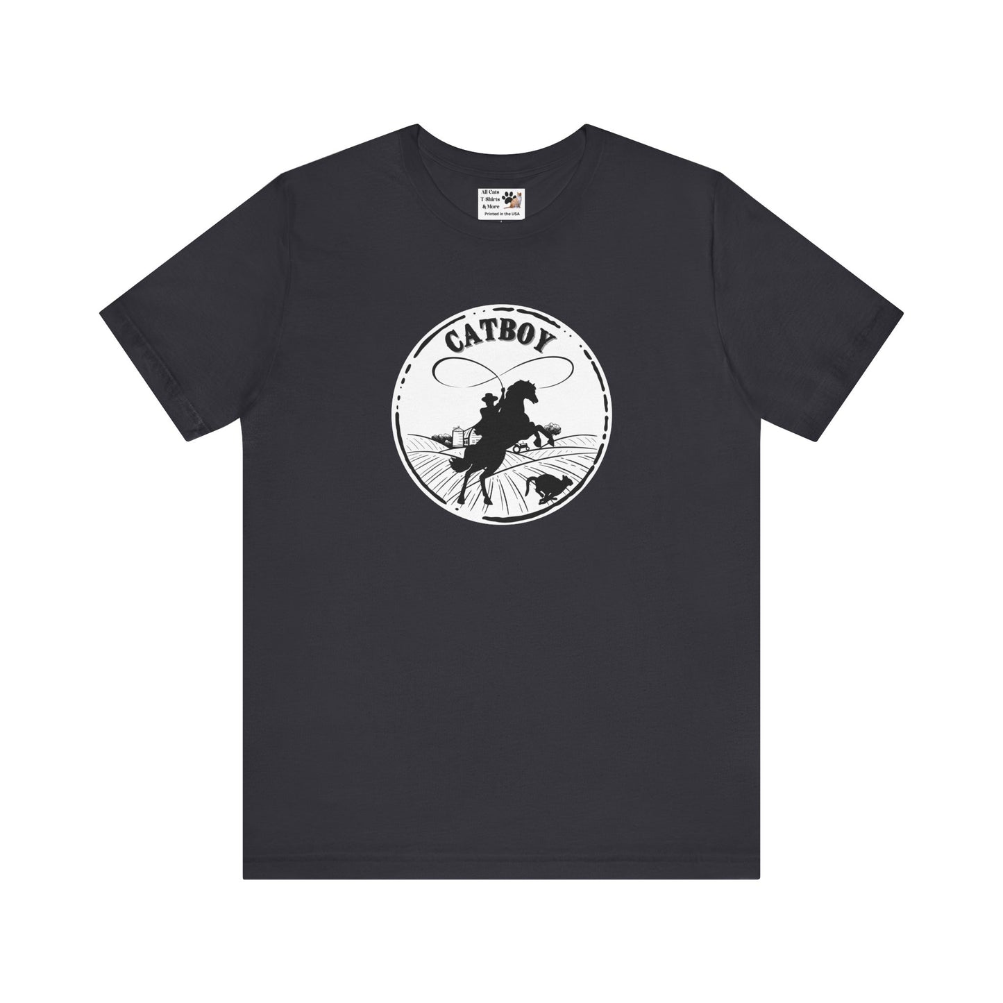 Catboy T-Shirt - (Fun Graphic Unisex Tee - Fun and Quirky Style for Cat Lovers)