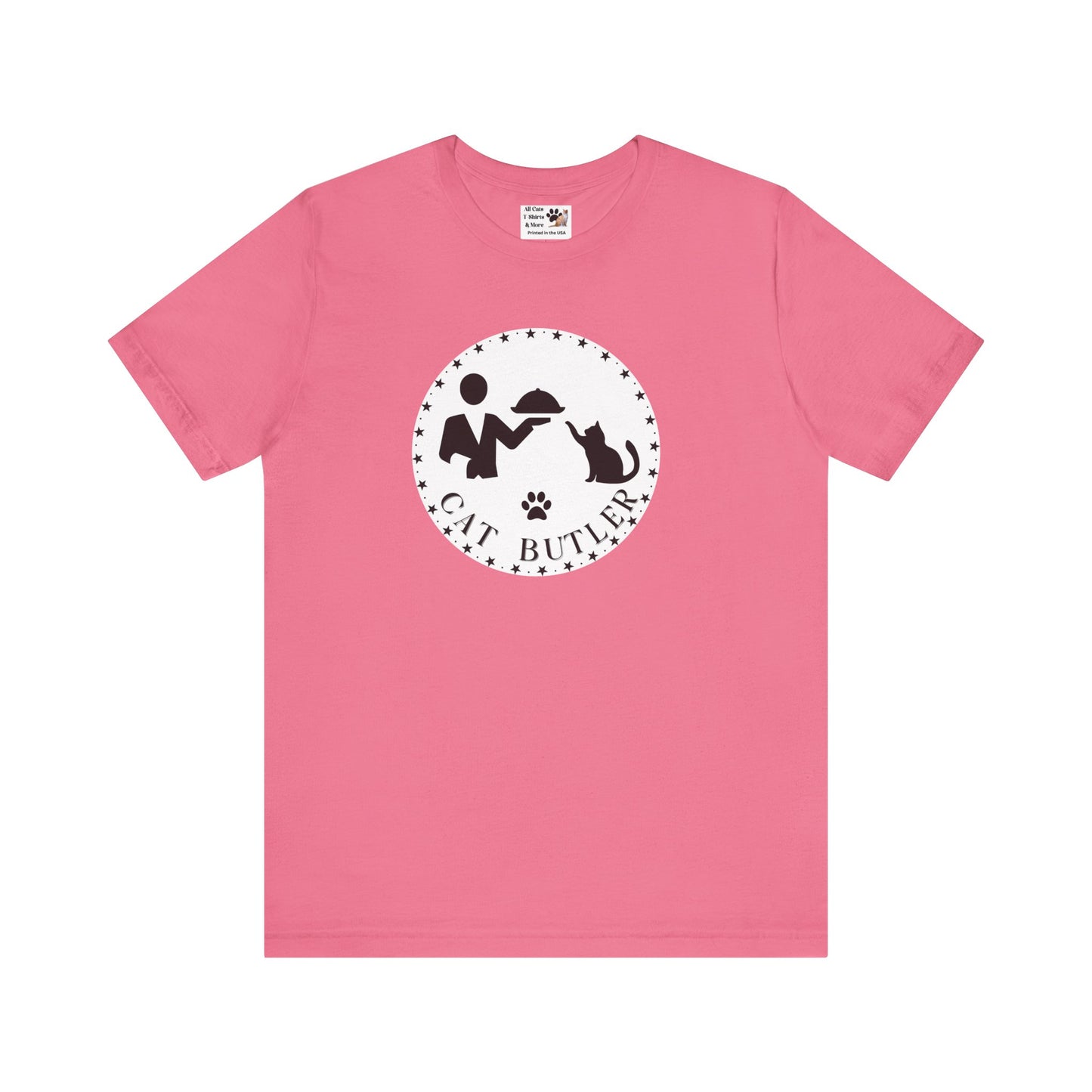 "Cat Butler" T-Shirt - (Unisex Jersey Short Sleeve Tee - Perfect Gift for Cat Lovers!)