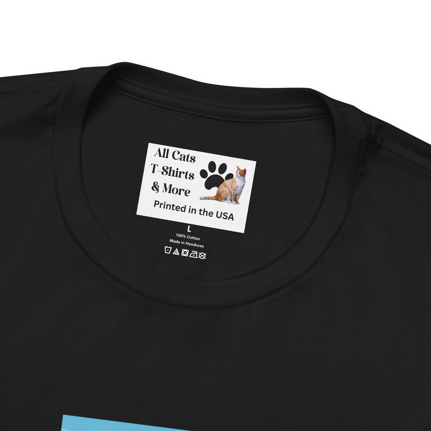 Tropical Meow Cat T-Shirt - (Beachy Cat Graphic Tee #2)