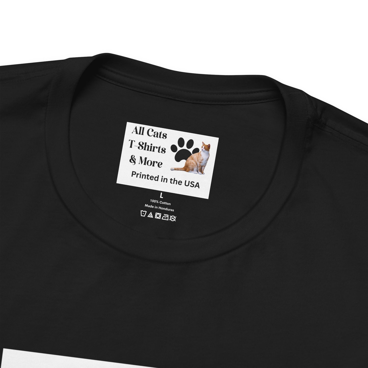 Sun & Cats Beach T-Shirt - (Retro Tropical Cat Graphic Tee for Cat Fans)