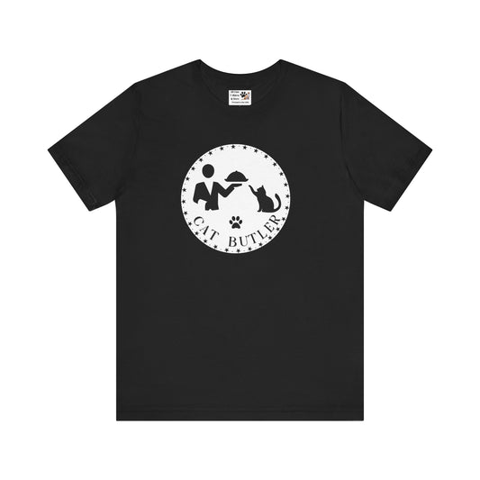 "Cat Butler" T-Shirt - (Unisex Jersey Short Sleeve Tee - Perfect Gift for Cat Lovers!)