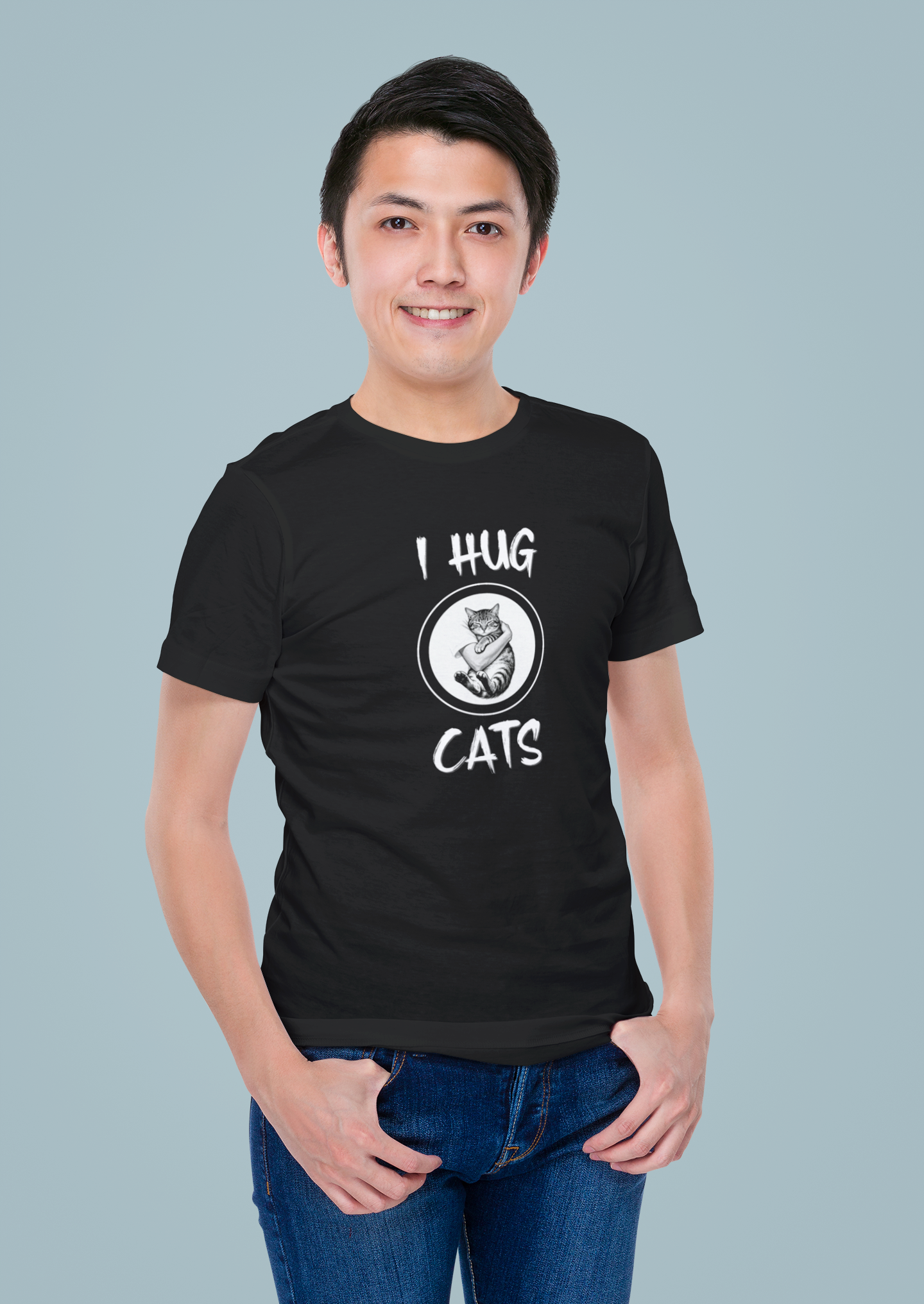 I Hug Cats T-Shirt — Cute Cat Lover Tee