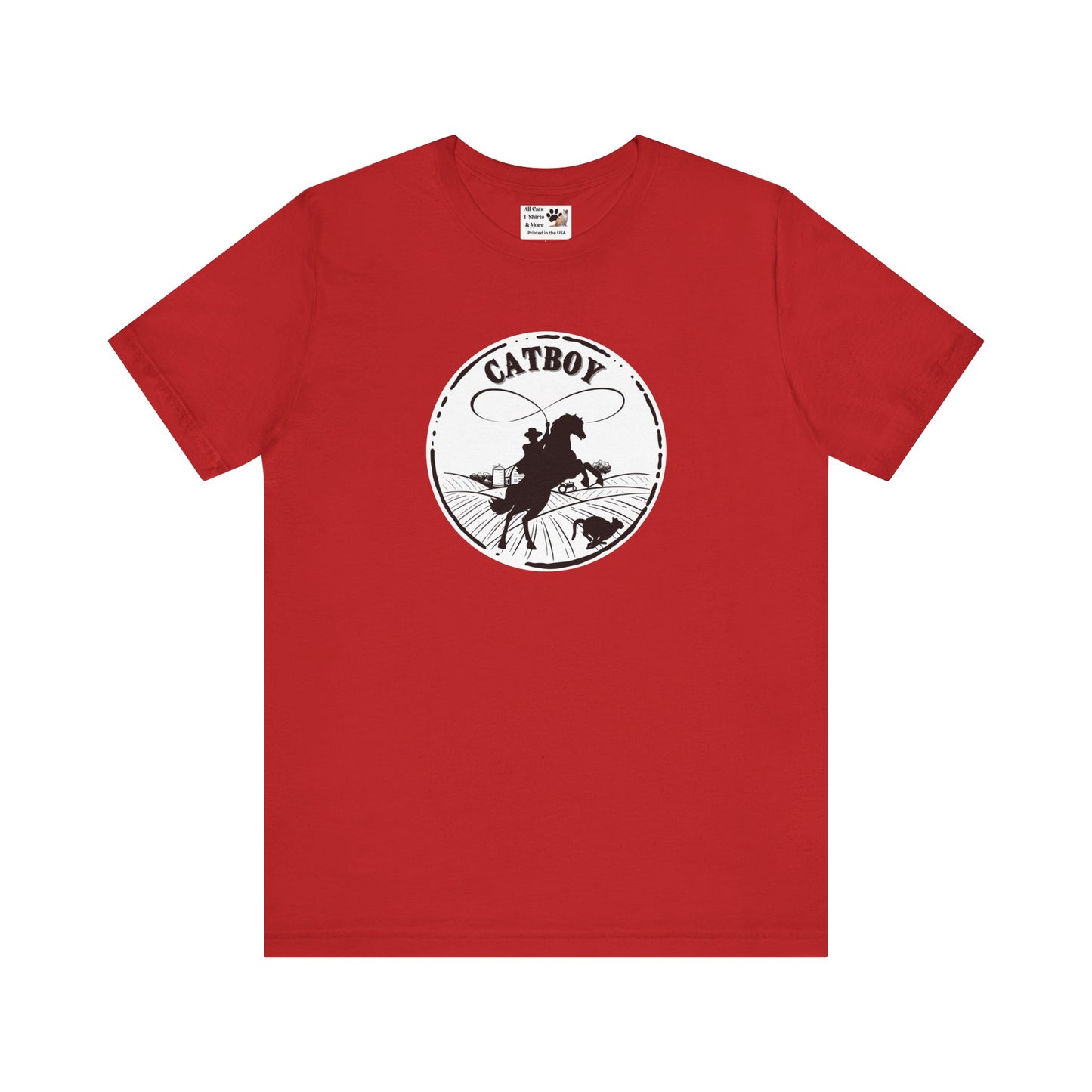 Catboy T-Shirt - (Fun Graphic Unisex Tee - Fun and Quirky Style for Cat Lovers)